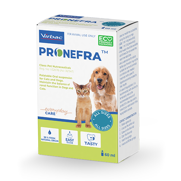 Pronefra Kidney Support for Cats and Dogs Virbac South Africa